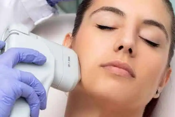 HIFU - Breakthrough in Anti - ageing 1 Image of woman having HIFU Wimborne treatment
