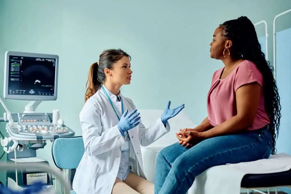 Rejuvenating Intimacy: Exploring Surgical Solutions for Vaginal Laxity 1 Woman have consultation about vaginal laxity Wimborne